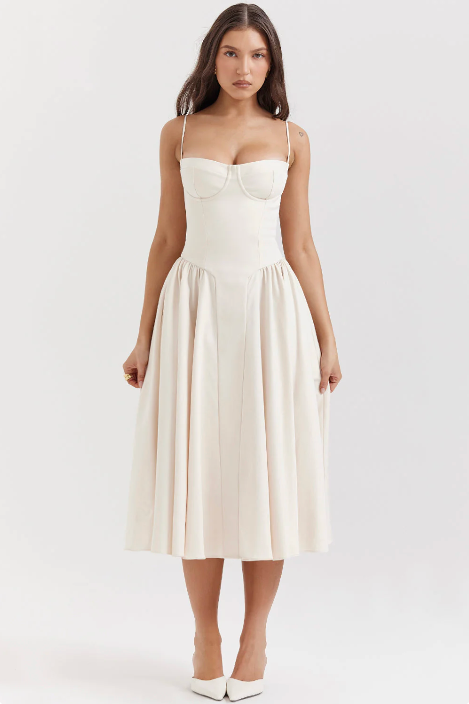 Vestido Midi Bustier Anne